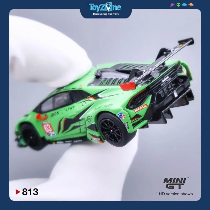 Mô hình xe Lamborghini Huracán GT3 EVO2 2023 IMSA Daytona 24 Hrs 1:64 MiniGT