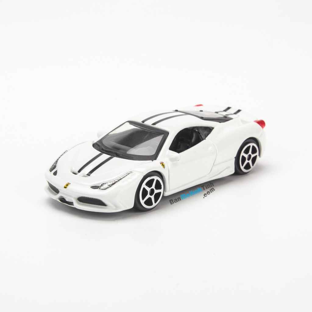 Mô hình siêu xe Ferrari 458 Speciale 1:64 Bburago White giá rẻ (2)