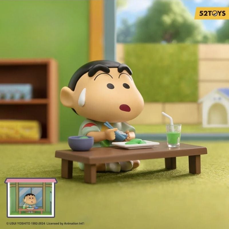 Mô hình đồ chơi Blind Box Crayon Shin-Chan Daily Life In Kasukabe Series 52TOYS