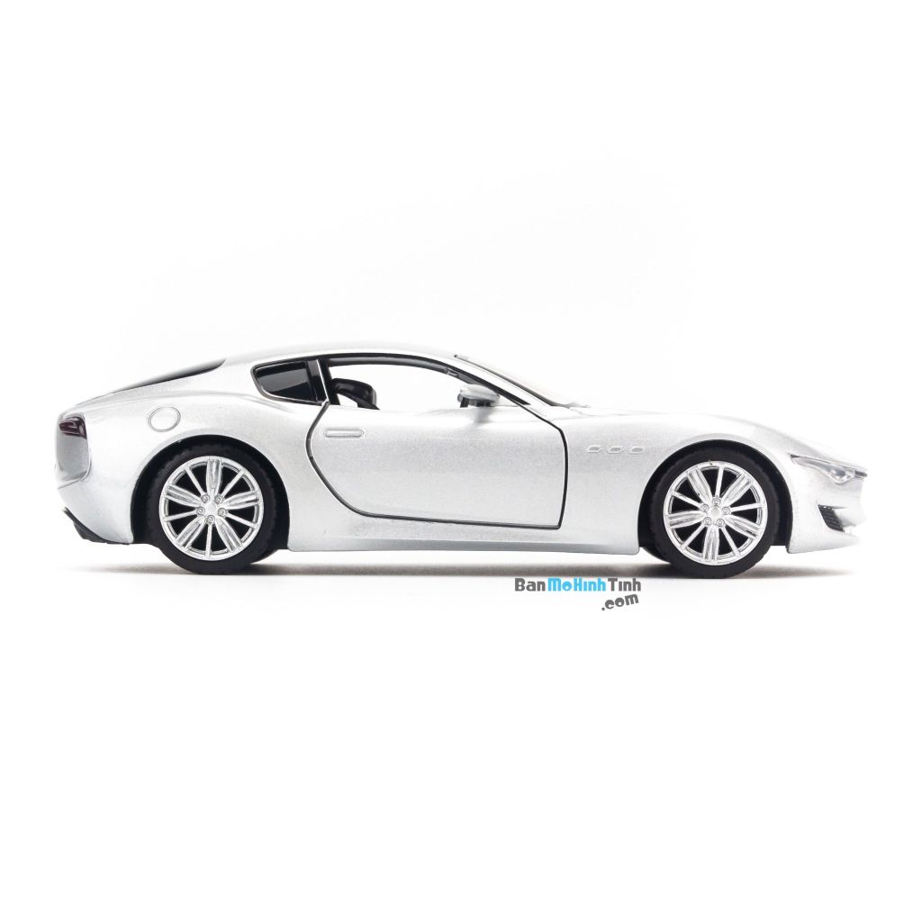 Mô hình xe Maserati GT Alfieri 1:36 Jackiekim Silver (2)