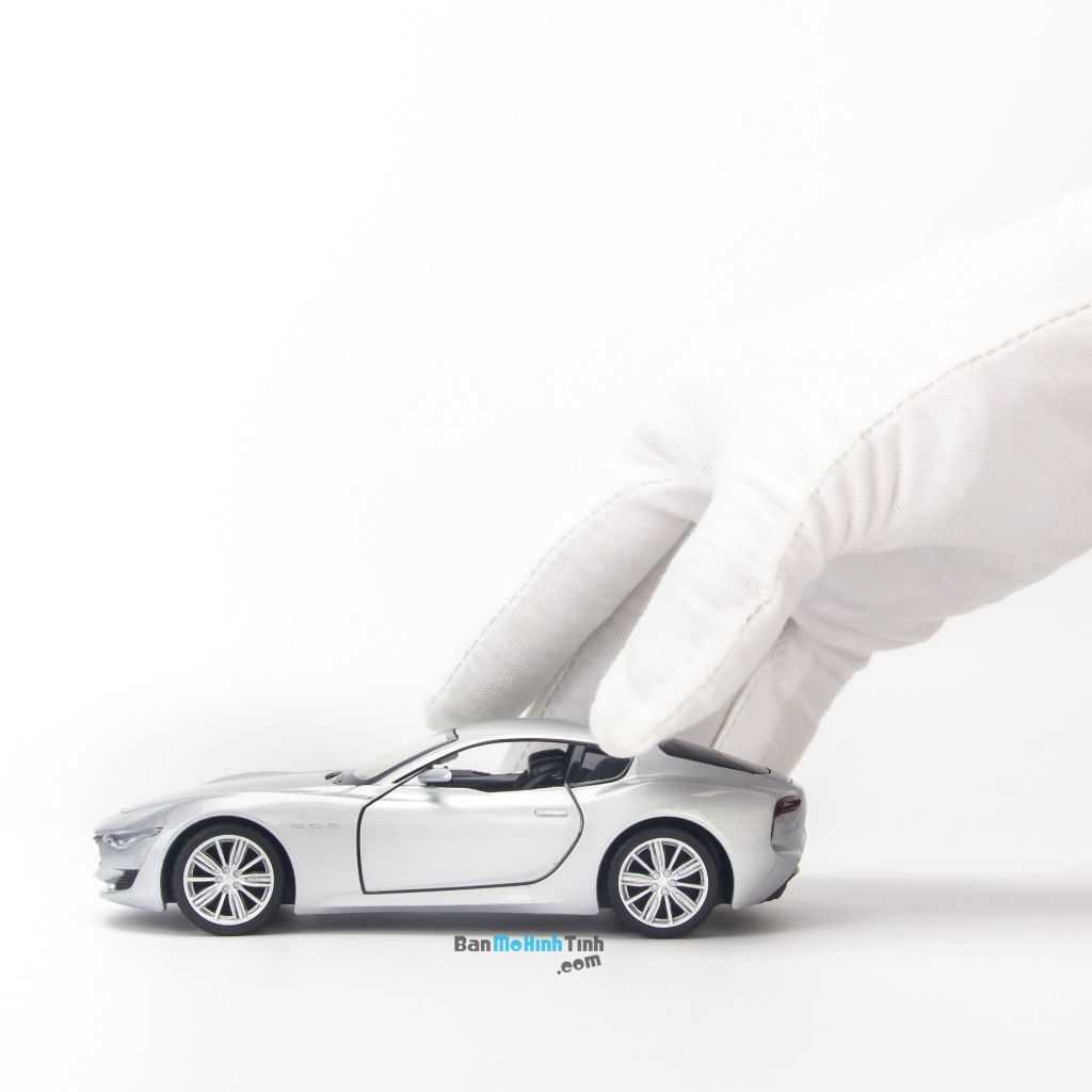 Mô hình xe Maserati GT Alfieri 1:36 Jackiekim Silver (6)