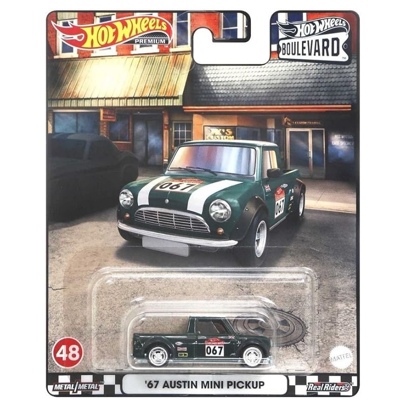 Mô hình xe Austin Mini Pickup 1967 Boulevard Series 1:64 Hot Wheels Premium