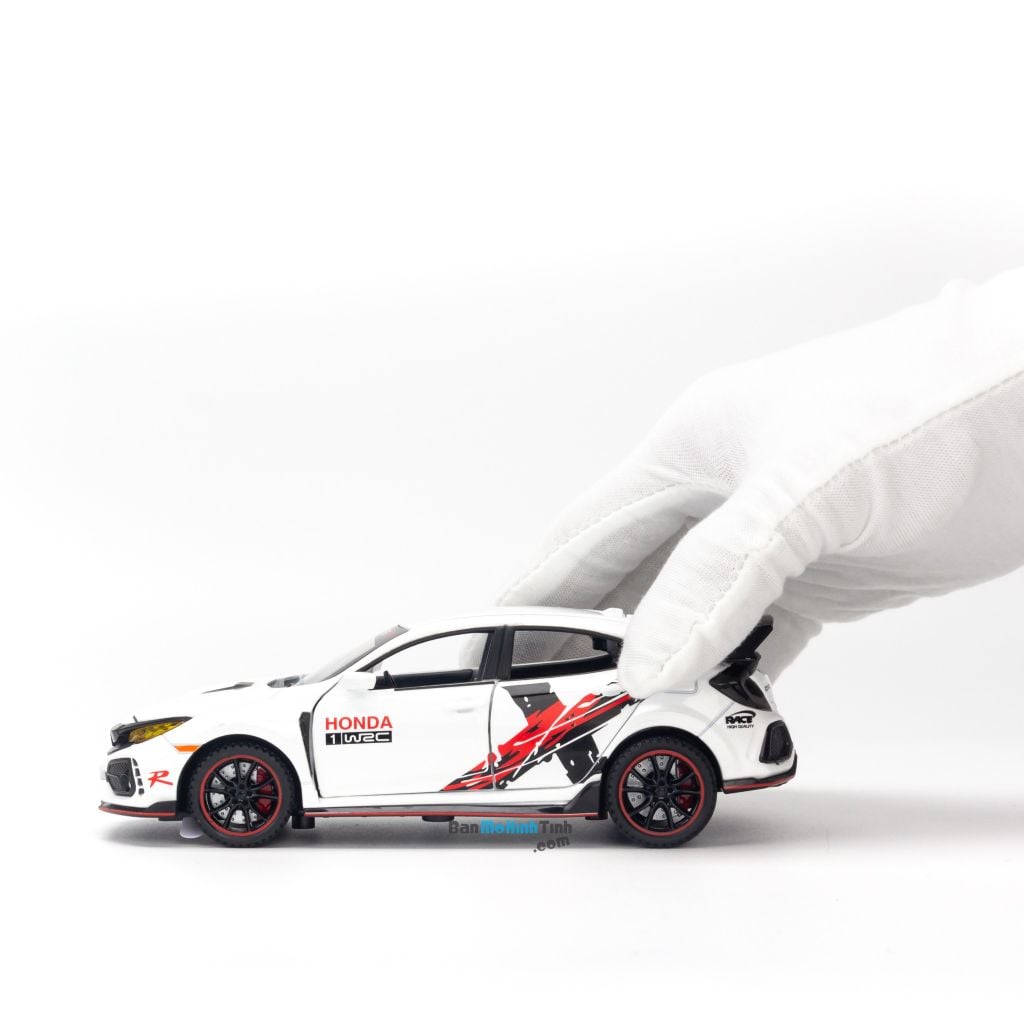 Mô hình xe Honda Civic TYPE-R 1:32 Double horses White (8)