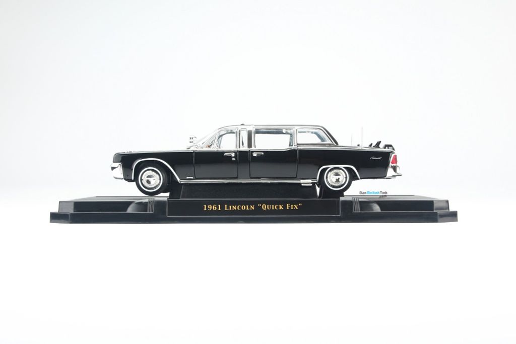 Mô hình xe 1961 Lincoln '' Quick Fix'' Black 1:24 Yat Ming - 24078 (19)