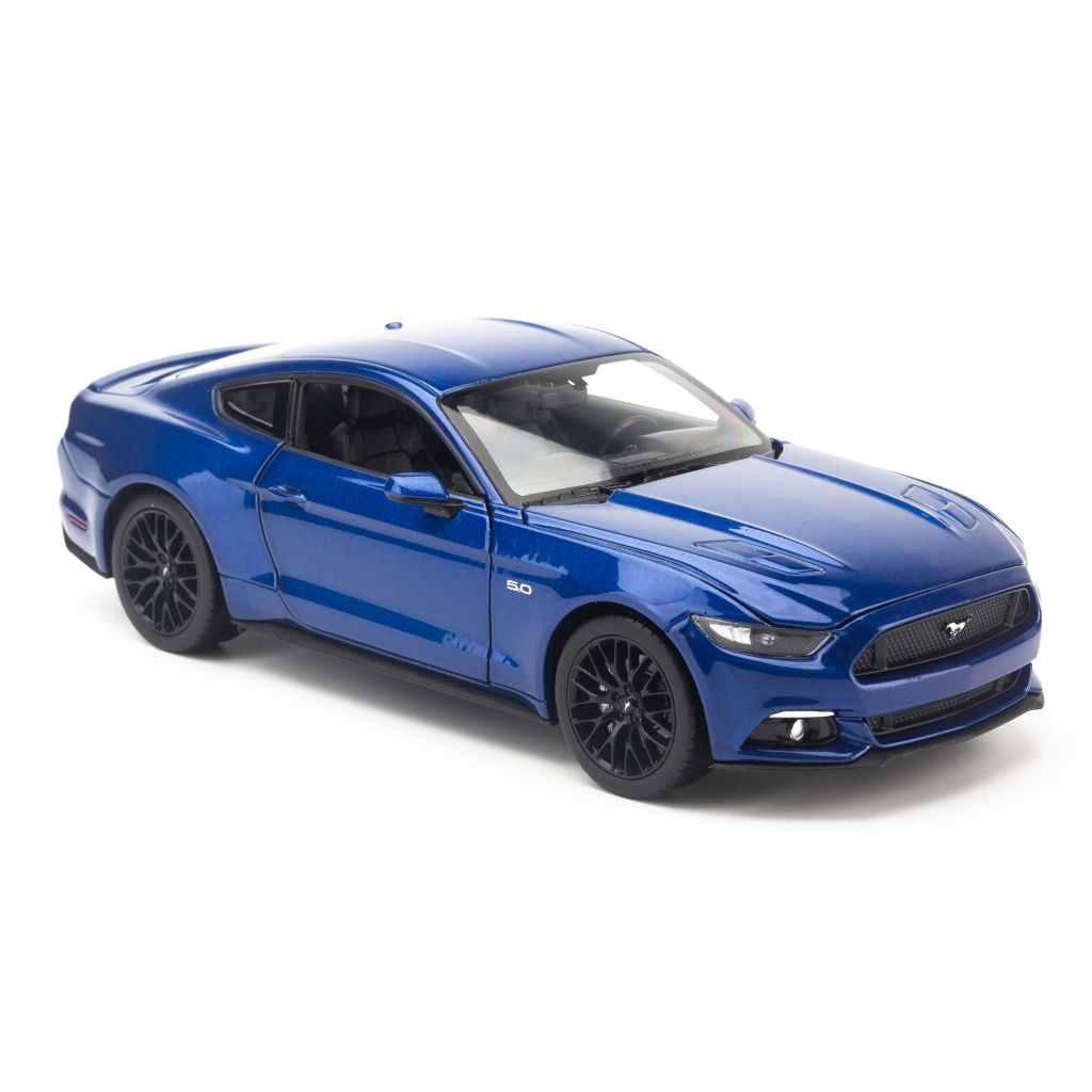 Mô hình xe Ford Mustang GT 2015 1:24 Welly Blue