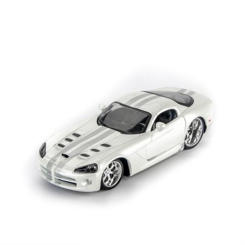 Mô hình xe Dodge Viper SRT-10 White 1:32 Bburago