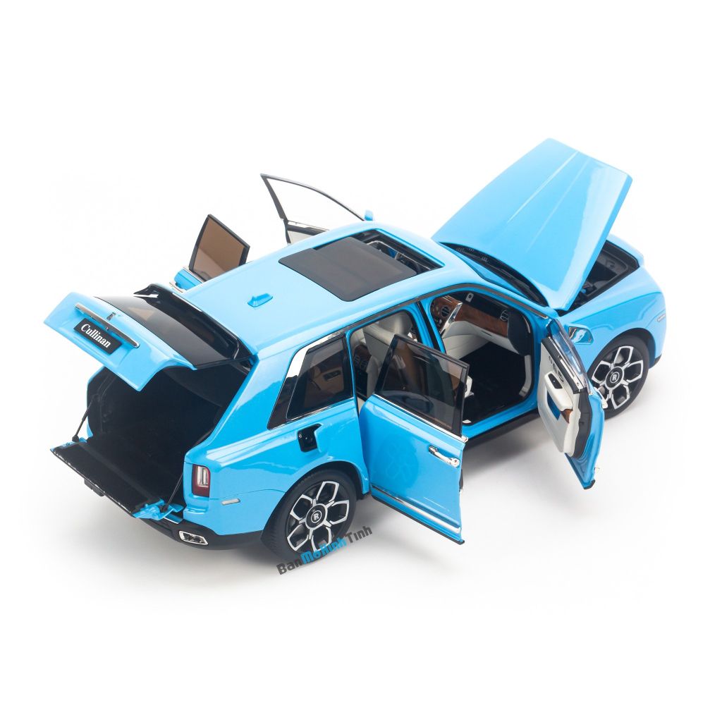 Mô hình xe Rolls Royce Cullinan Black Badge 1:18 Kengfai