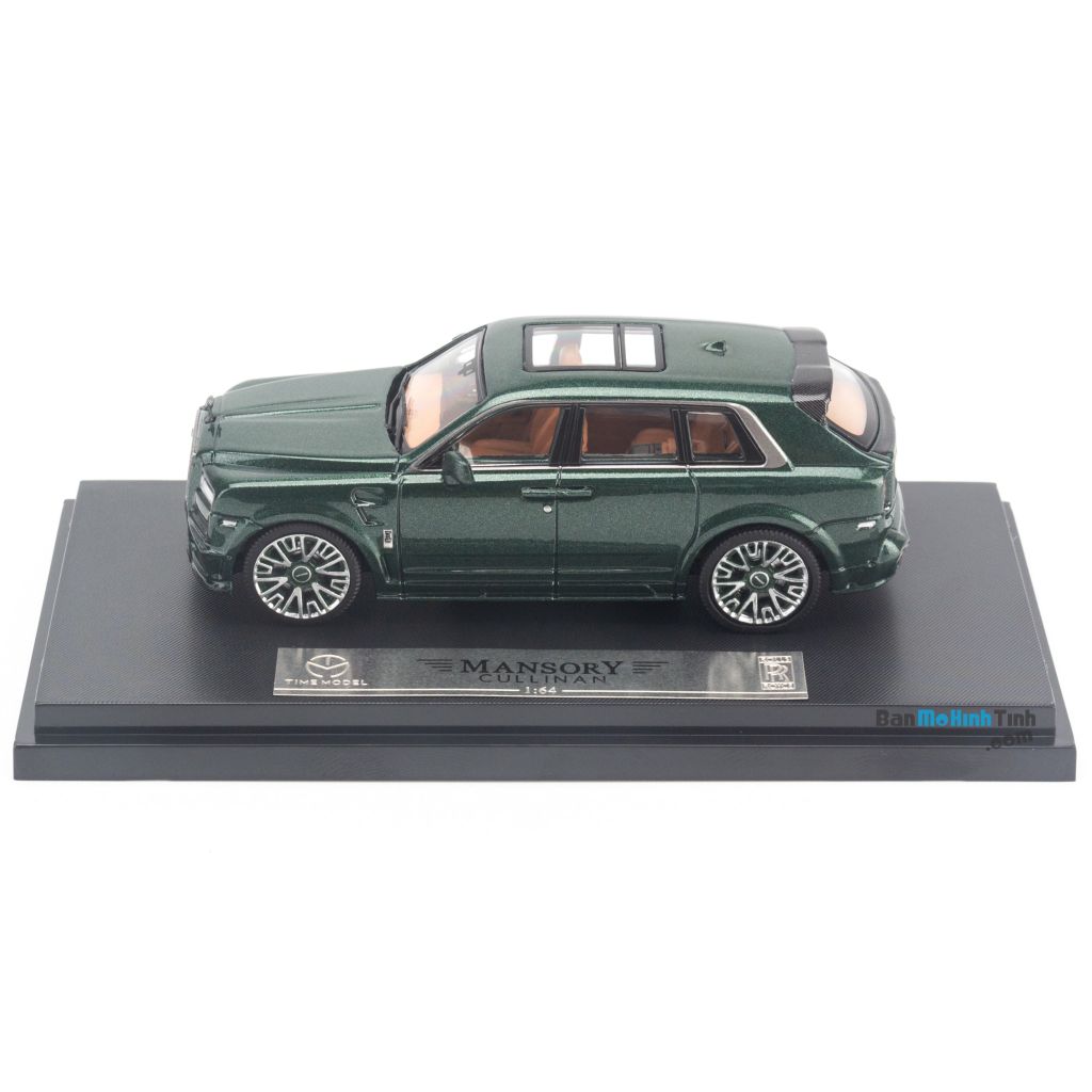 Mô hình xe Rolls Royce Mansory Cullinan 1:64 Time Model Green (3)