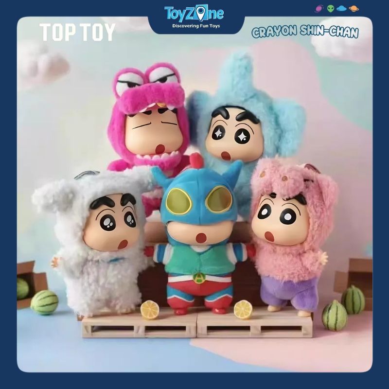 Mô hình Blind box Crayon Shin-Chan Dress Up Party Series Vinyl Plush ( Tiệc Hóa Trang ) TOP TOY
