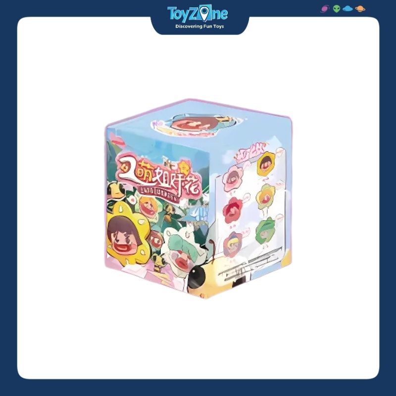 Mô hình Blind box Khóa kéo Gấu bông Ugly And Cute Sister Flower SPRING HOUSE
