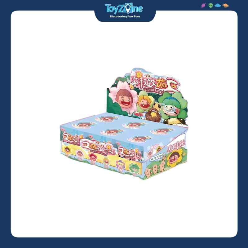 Mô hình Blind box Khóa kéo Gấu bông Ugly And Cute Sister Flower SPRING HOUSE
