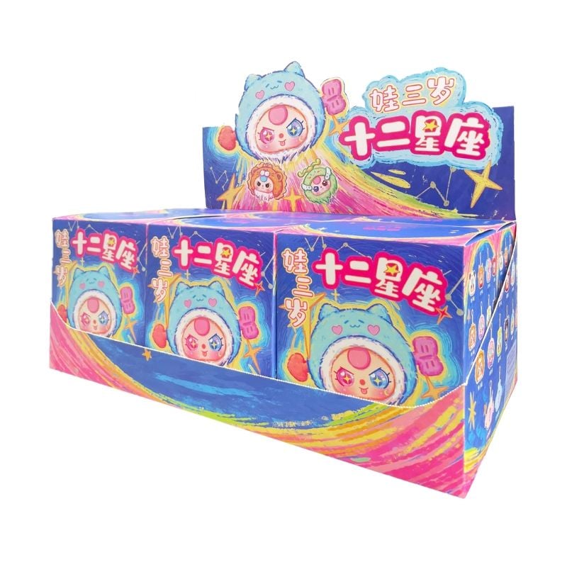 Mô hình Blind box Móc khóa Gấu Bông Baby Three 12 Cung Hoàng Đạo ( 12 Constellations ) BABY THREE