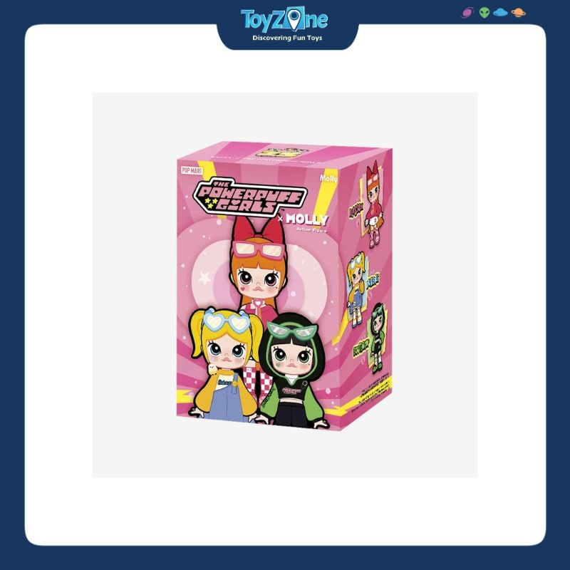 Mô hình đồ chơi Blind box Molly x The Powerpuff Girls Series Action Figure POP MART