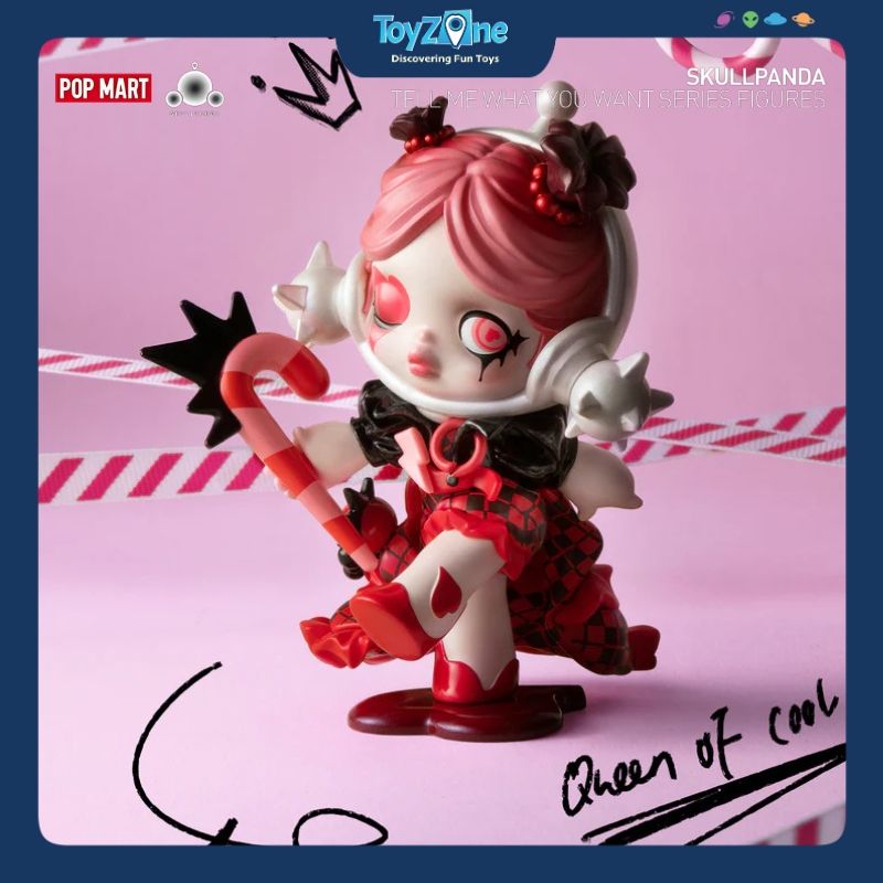 Mô hình đồ chơi Blind Box Skull Panda Tell Me What You Want Series Figures POP MART