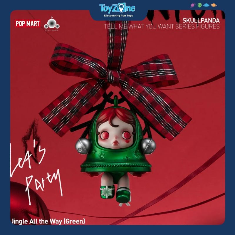 Mô hình đồ chơi Blind Box Skull Panda Tell Me What You Want Series Figures POP MART