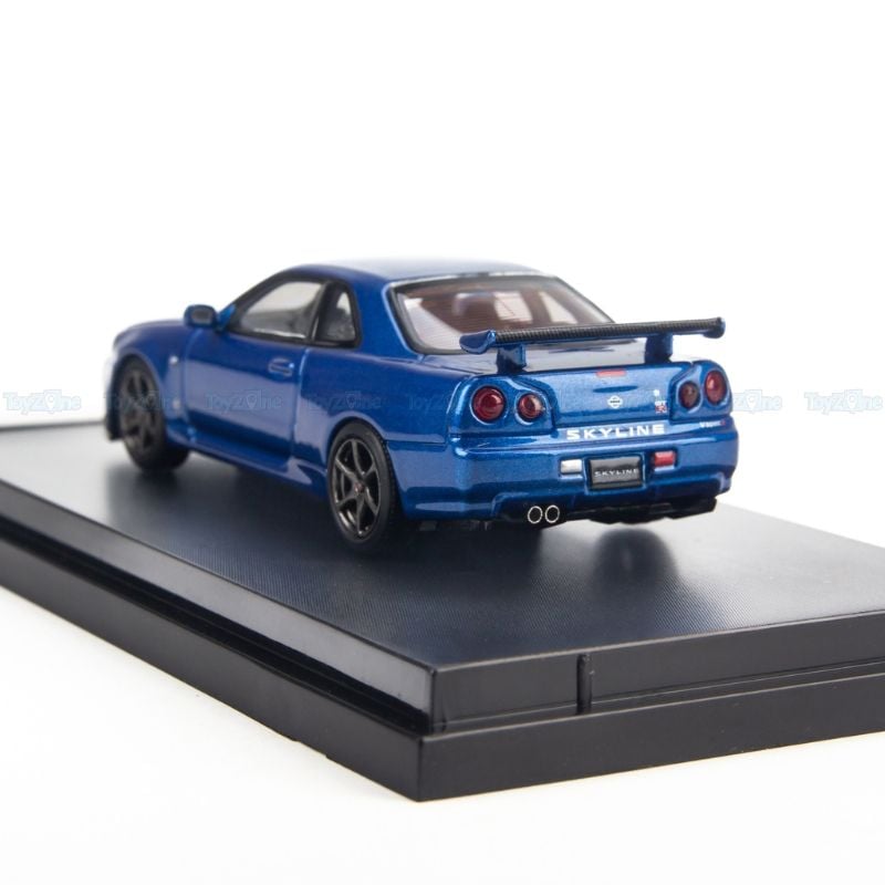 Mô hình xe Nissan Skyline GT-R R34 V-Spec II 1:64 MOTORHELIX