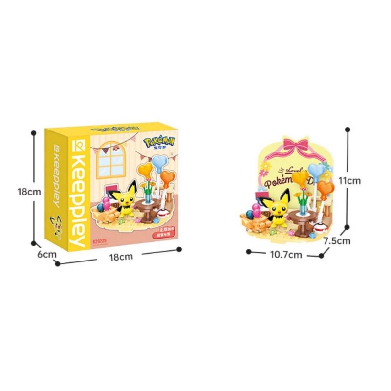 Mô hình đồ chơi lắp ráp Pokemon Lovely Days ( Những Ngày Đáng Yêu ) Keeppley