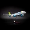 Mô hình máy bay Airbus Bamboo Airways 47cm lắp ráp có đèn Everfly