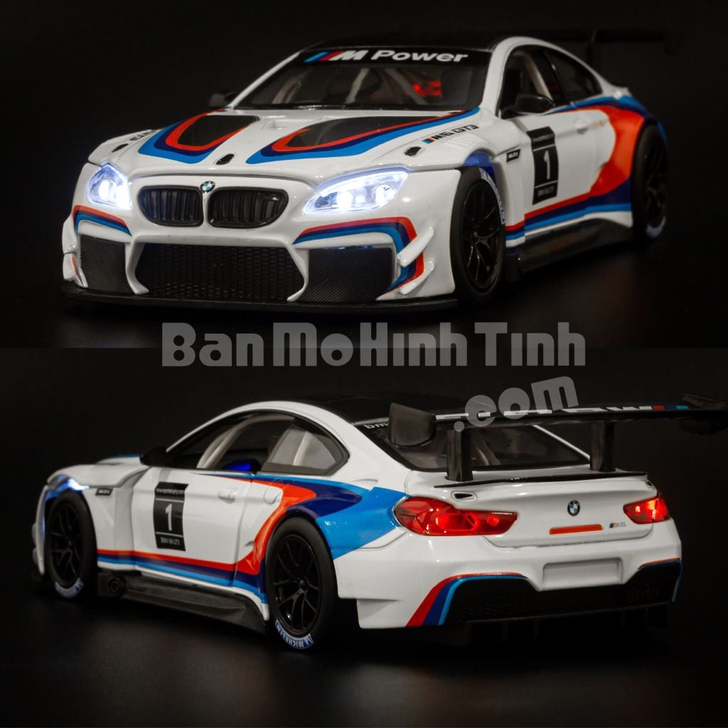 Mô hình xe BMW M6 GT3 1:24 Caipo