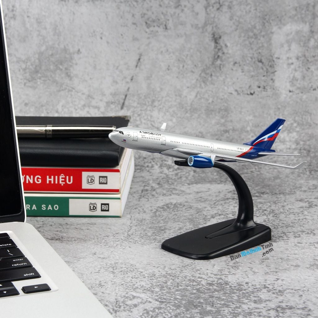 Mô hình máy bay tĩnh Aeroflot Russian Airlines Airbus A330 16cm Everfly giá rẻ (10)