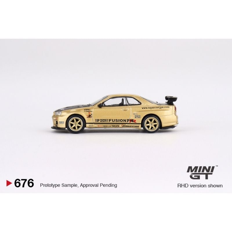 Mô hình xe Nissan Skyline GTR Top Secret VR32 1:64 MiniGT