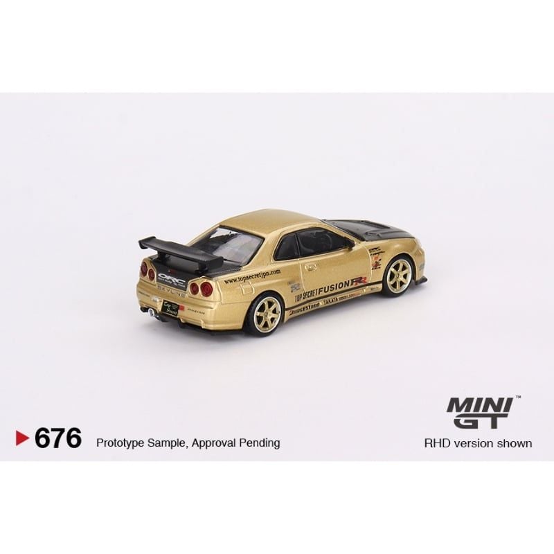 Mô hình xe Nissan Skyline GTR Top Secret VR32 1:64 MiniGT