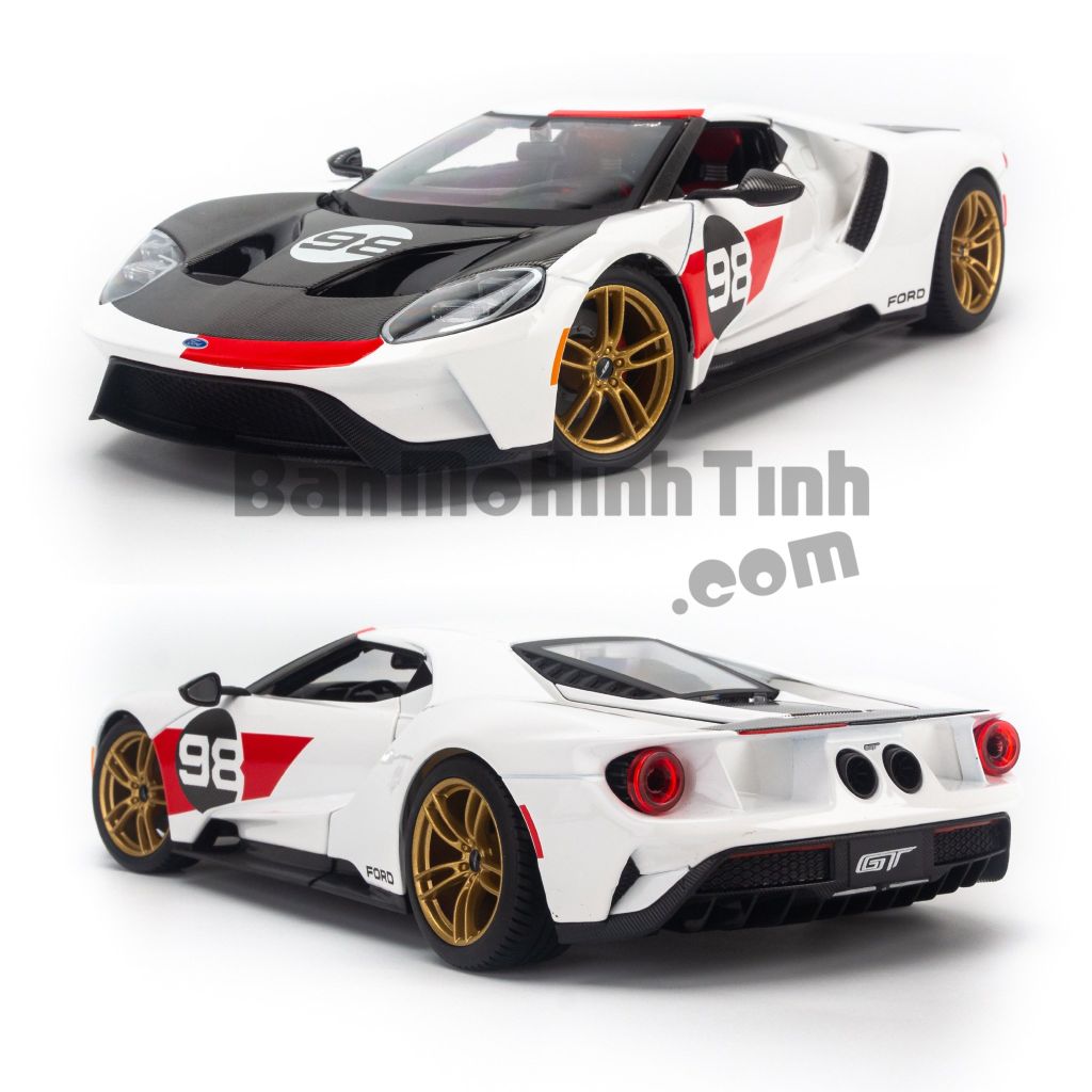 Mô hình xe Ford GT 2019 Heritage Edition 1:18 Maisto