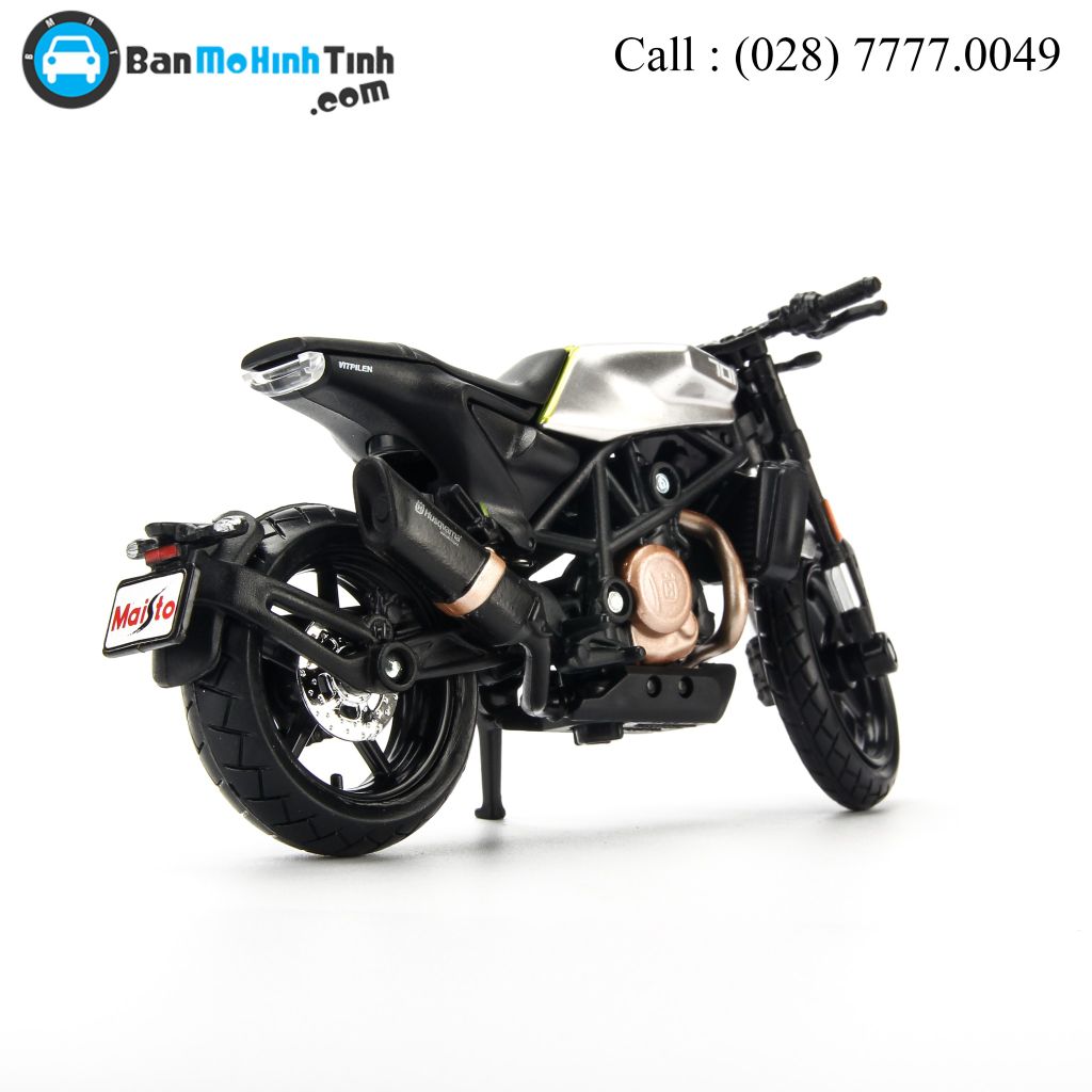 Mô hình xe mô tô Husqvarna Vitpilen 701 2018 1:18 Maisto 12162