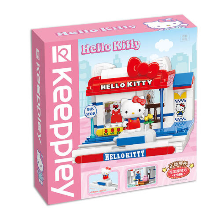 Bộ đồ chơi lắp ráp mô hình Hello Kitty cửa hàng thời trang Keeppley