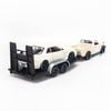 Mô hình xe Design Elite Transport - Datsun 73 Pick up + Skyline R34 1:24 Maisto White (2)