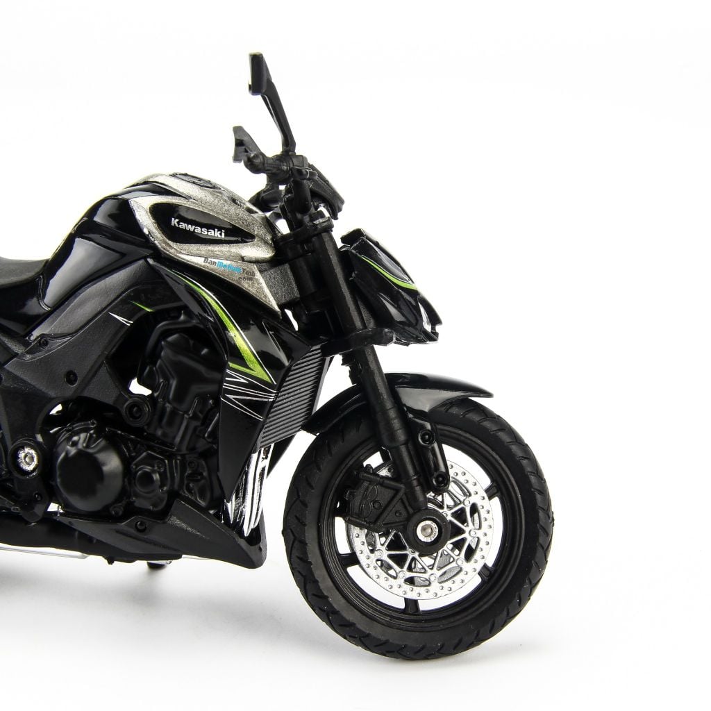 Mô hình xe mô tô Kawasaki Z1000 R Green 1:18 Welly