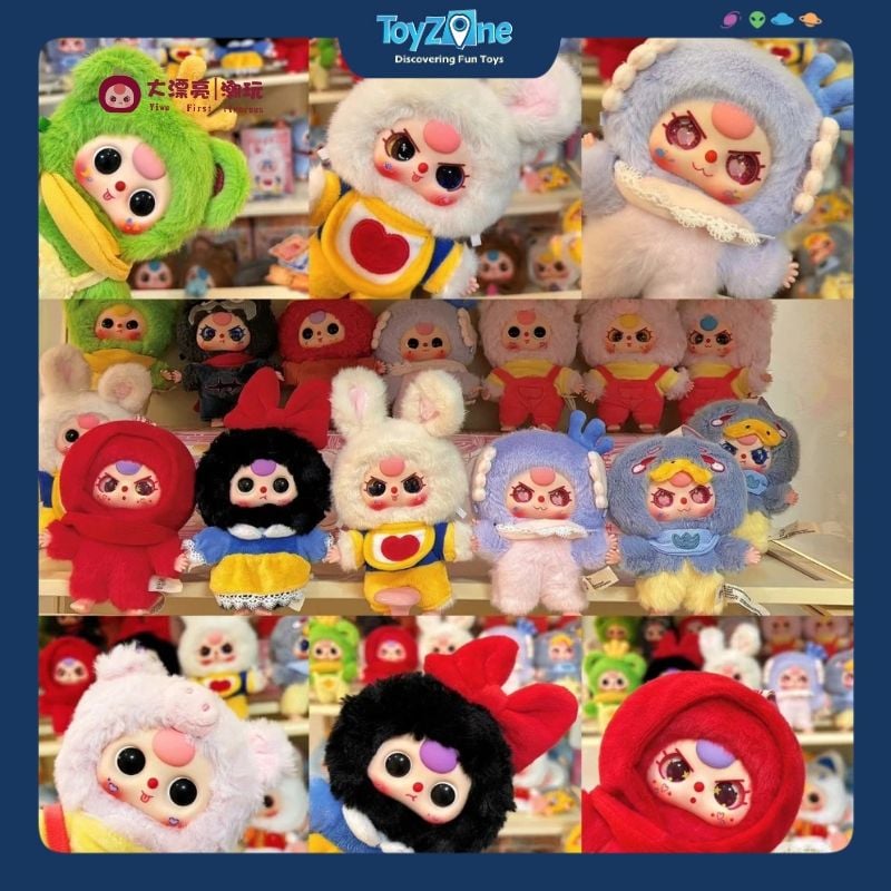 Mô hình Blind Box móc khoá gấu bông Baby Three Children's Wonderland ( Cổ Tích ) BABY THREE