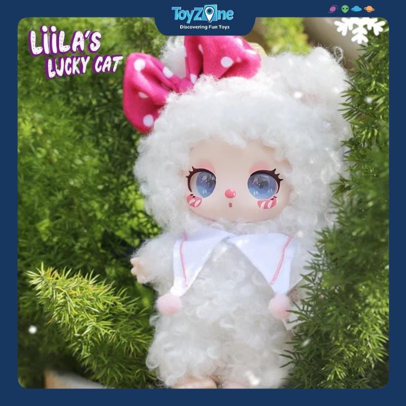 Mô hình Blind Box Móc khóa Gấu Bông Liila's Lucky Cat Honeyland Enchantment V3 ( Xứ Sở Mật Ngọt ) LIILA TOYS