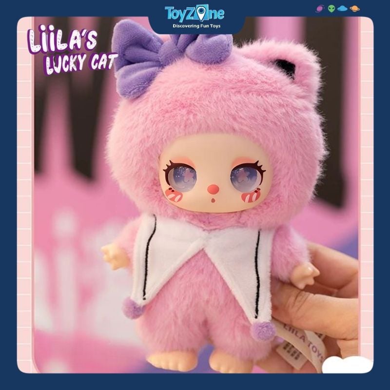 Mô hình Blind Box Móc khóa Gấu Bông Liila's Lucky Cat Honeyland Enchantment V3 ( Xứ Sở Mật Ngọt ) LIILA TOYS