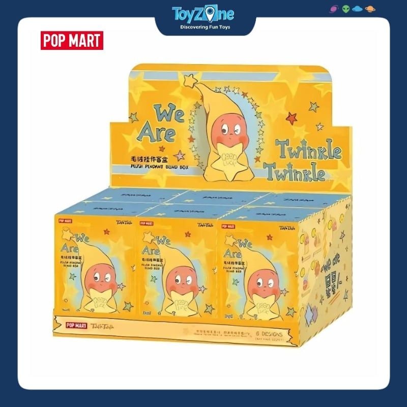 Mô hình Blind box Móc khoá Gấu bông We are Twinkle Twinkle Series Plush Pendant POP MART