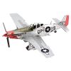 Mô hình kim loại lắp ráp 3D Mustang Sweet Arlene P-51D (Tiêm Kích P-51D) (Red, Green, Silver) - Metal Head MP930