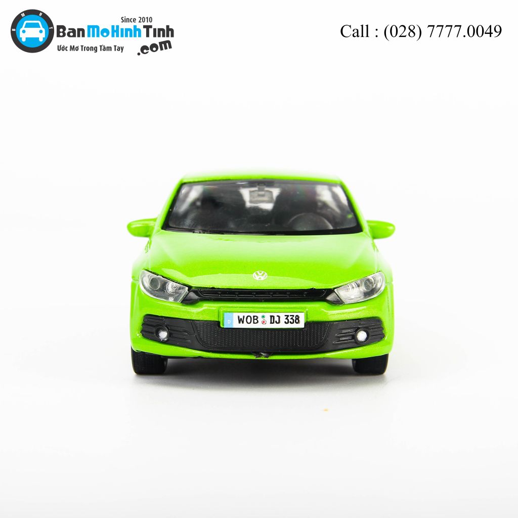 Mô hình xe Volkswagen Scirocco Green 1:36 Welly- 43615
