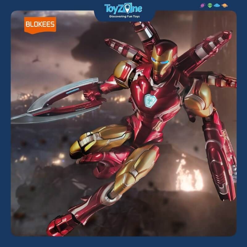 Mô hình đồ chơi Lắp ráp Iron Man Mark 85 ( MK85 ) Marvel EX Version Model Kits BLOKEES