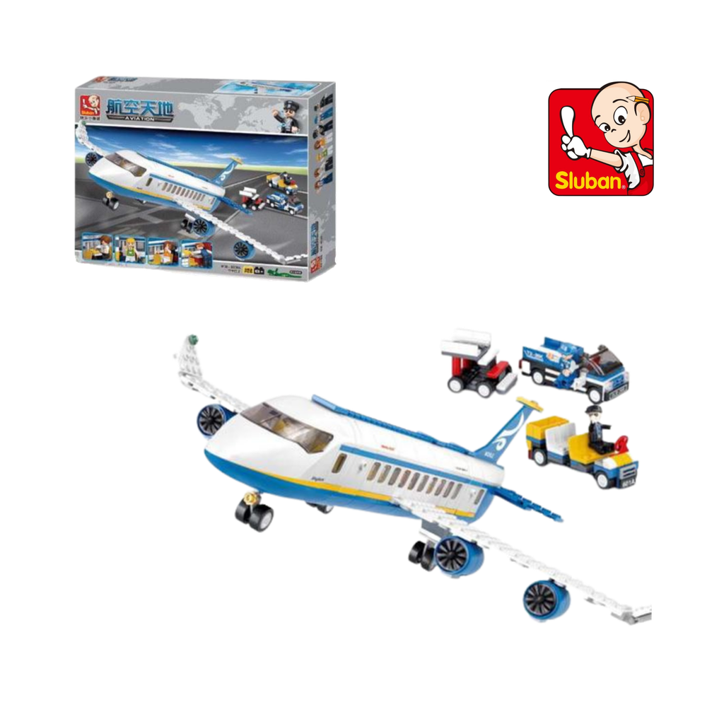 Bộ lắp ráp mô hình Máy Bay Vận Chuyển Sluban