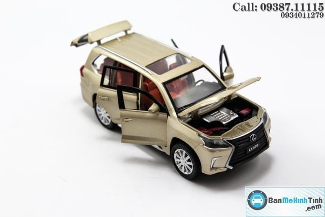 Mô hình xe Lexus LX570 1:32 Jackiekim