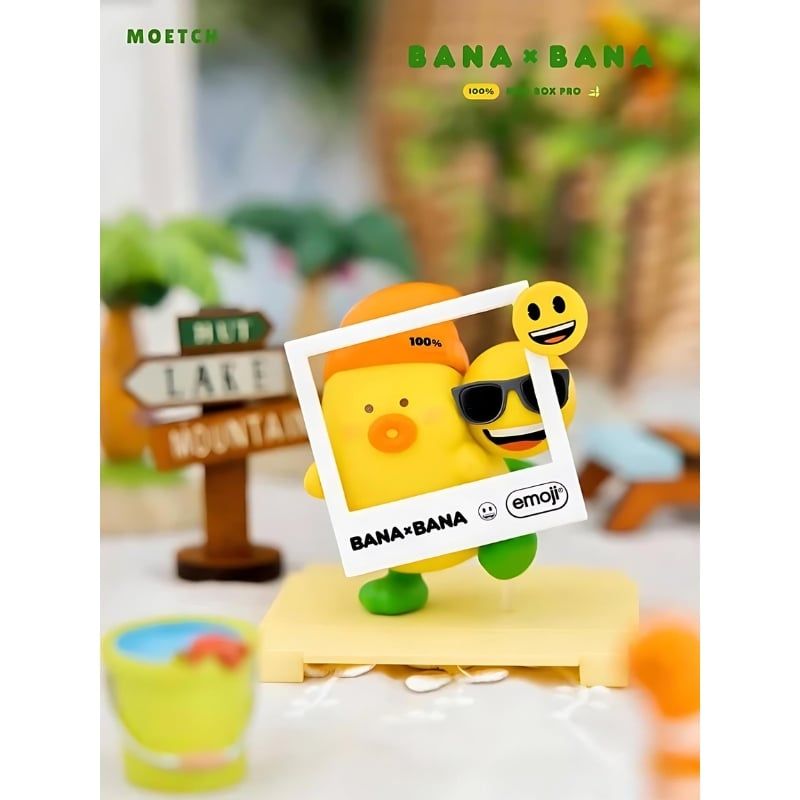 Mô hình đồ chơi Blind box Bana x Bana Emoji Playground Micro Box Pro Series MOETCH