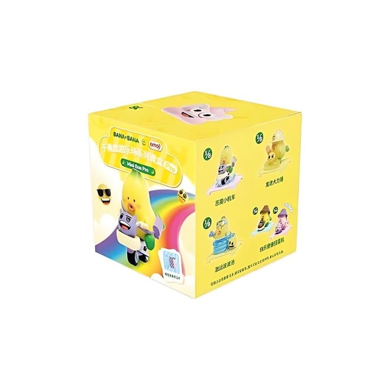 Mô hình đồ chơi Blind box Bana x Bana Emoji Playground Micro Box Pro Series MOETCH