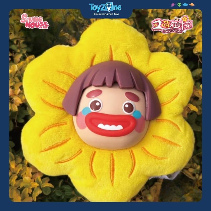 Mô hình Blind box Khóa kéo Gấu bông Ugly And Cute Sister Flower SPRING HOUSE
