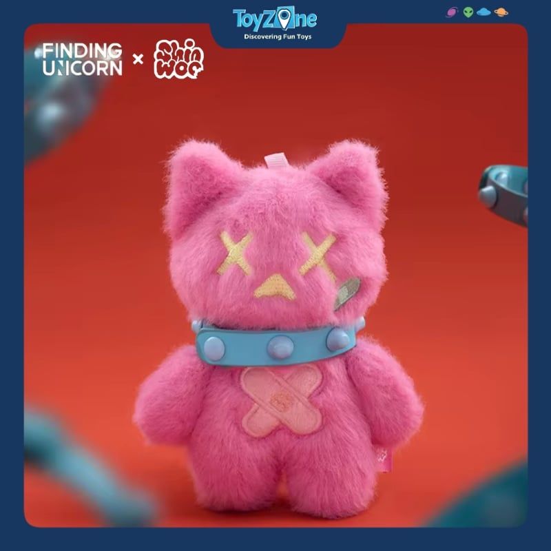 Mô hình Blind box Móc khóa Gấu bông ShinWoo Baddy Bear Town ( Thị Trấn Gấu Hắc Ám ) FINDING UNICORN