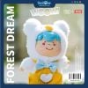 Mô hình đồ chơi Blind box Móc khóa Gấu bông Woow Forest Dream V1 ( Khu Rừng Mơ Mộng ) HAHA PLAY x RUISO