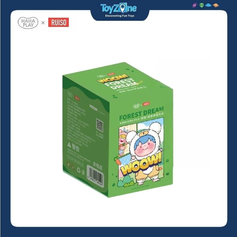 Mô hình đồ chơi Blind box Móc khóa Gấu bông Woow Forest Dream V1 ( Khu Rừng Mơ Mộng ) HAHA PLAY x RUISO