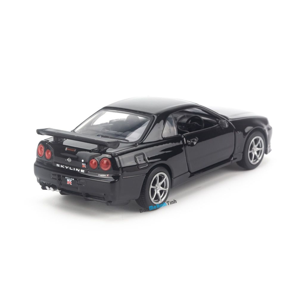 Mô hình xe Nissan Skyline R34 GT-R 1:36 Jackiekim