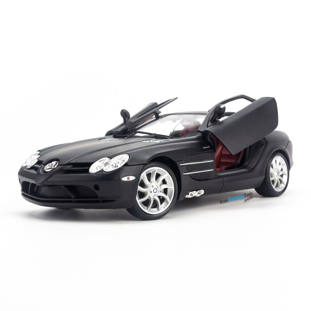 Mô hình xe Mercedes Benz SLR Mclaren 1:18 Maisto Matte Black (6)