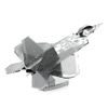 Mô hình kim loại lắp ráp 3D Phản Lực F22 Raptor (Silver) - Metal Mosaic MP848