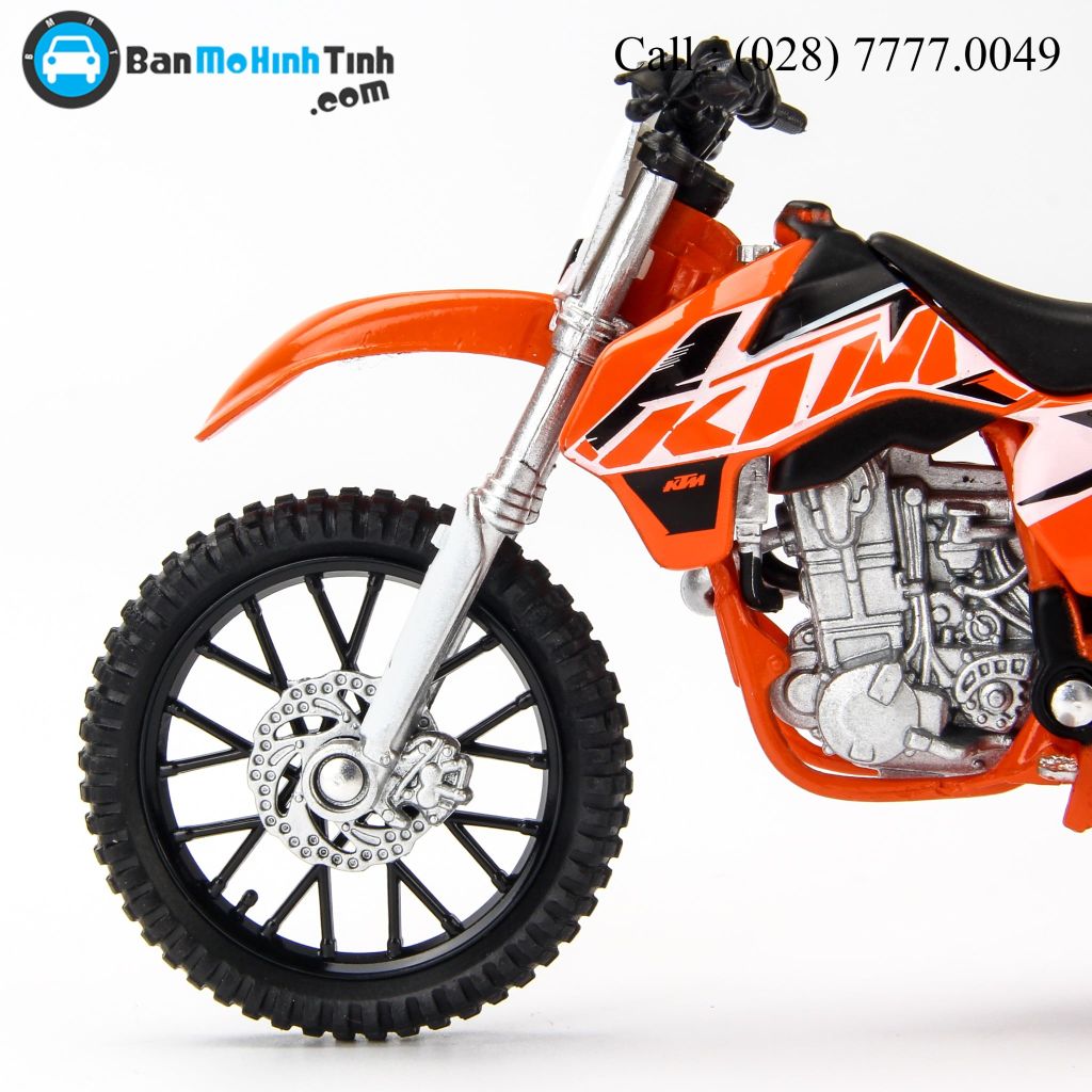 Mô hình xe mô tô KTM 450 SX-F Orange 1:18 Welly- 12821
